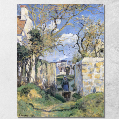 Paesaggio Di Pontoise 1874 Camille Pissarro cps41 quadro stampato su tela