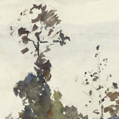 Louveciennes Route De Saint-Germain 1871 Camille Pissarro cps43 quadro stampato su tela