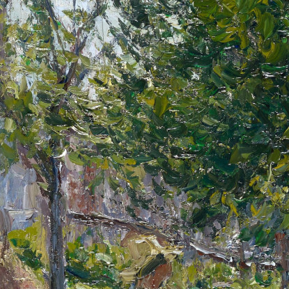 Meli A Eragny Una Mattina Soleggiata Del 1903 Camille Pissarro cps56 quadro stampato su tela