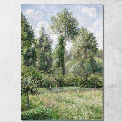 Pioppi Éragny 1895 Camille Pissarro cps57 quadro stampato su tela