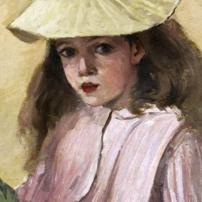 Ritratto Della Figlia Dell'Artista 1872 Camille Pissarro cps59 quadro stampato su tela