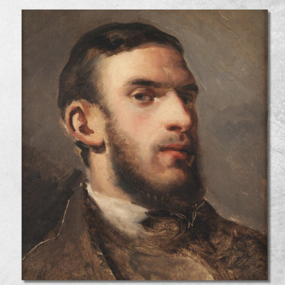 Autoritratto 18571858 Camille Pissarro cps64 quadro stampato su tela