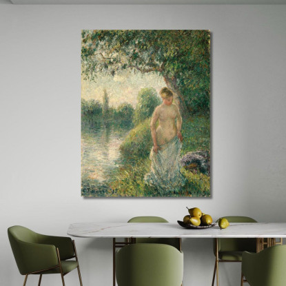 La Bagnante 1985 Camille Pissarro cps69 quadro stampato su tela