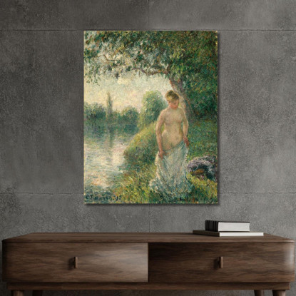 La Bagnante 1985 Camille Pissarro cps69 quadro stampato su tela