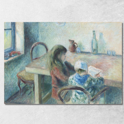I Bambini 1880 Camille Pissarro cps73 quadro stampato su tela