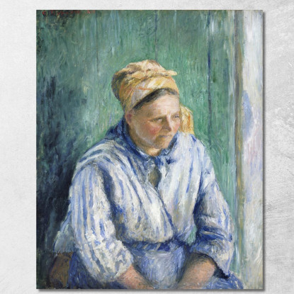 Lavandaia Studio 1880 Camille Pissarro cps103 quadro stampato su tela