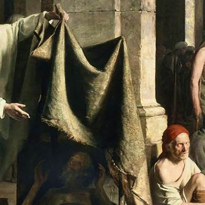 Guarigione Di Cristo Alla Piscina Di Betesda Carl Bloch cbl7 quadro stampato su tela