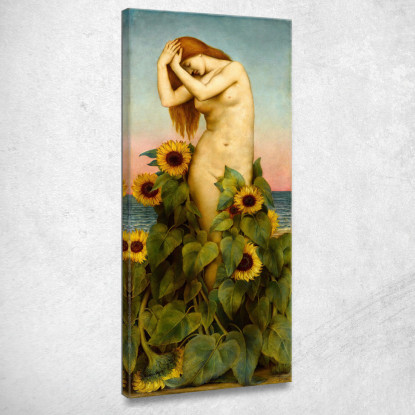 Clizia Evelyn De Morgan emg9 quadro stampato su tela