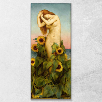Clizia Evelyn De Morgan emg9 quadro stampato su tela