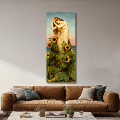 Clizia Evelyn De Morgan emg9 quadro stampato su tela