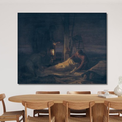 Deposizione Dalla Croce Carl Bloch cbl14 quadro stampato su tela