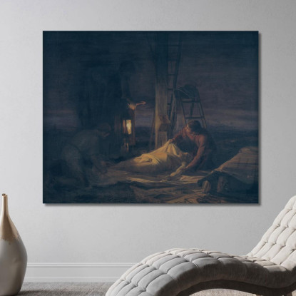 Deposizione Dalla Croce Carl Bloch cbl14 quadro stampato su tela