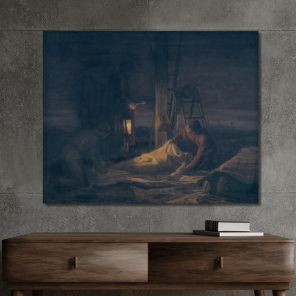 Deposizione Dalla Croce Carl Bloch cbl14 quadro stampato su tela