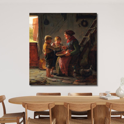 Un Pasto Carl Bloch cbl17 quadro stampato su tela