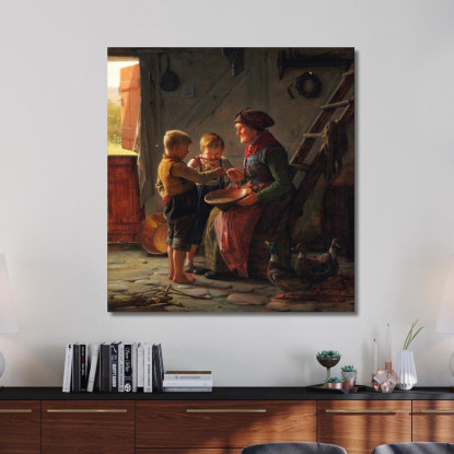 Un Pasto Carl Bloch cbl17 quadro stampato su tela