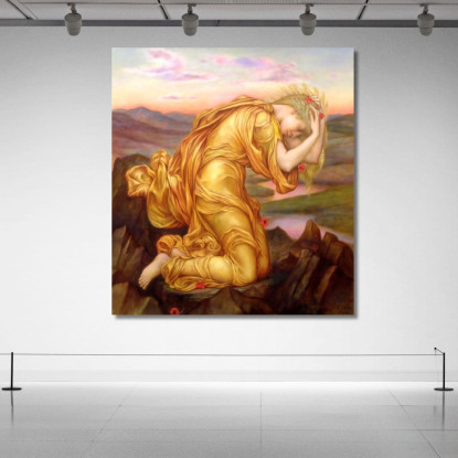 Demetra In Lutto Per Persefone Evelyn De Morgan emg13 quadro stampato su tela