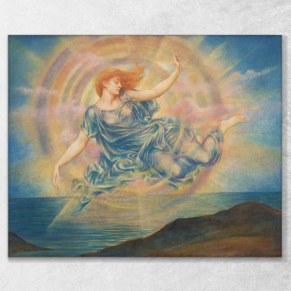 Stella Della Sera Sul Mare Evelyn De Morgan emg15 quadro stampato su tela