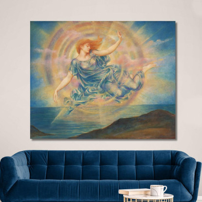 Stella Della Sera Sul Mare Evelyn De Morgan emg15 quadro stampato su tela