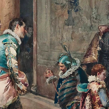 La Presentazione Cesare Auguste Detti cad23 quadro stampato su tela