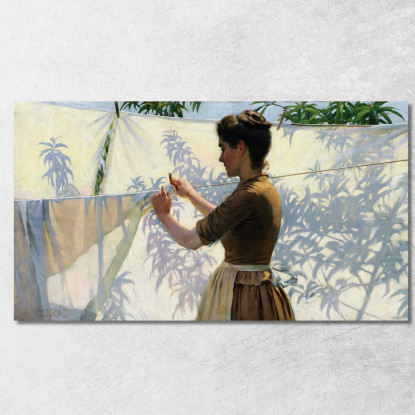 Ombre Charles Courtney Curran ccc22 quadro stampato su tela