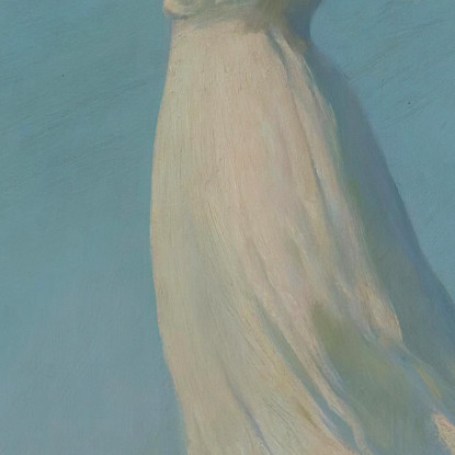 Il Vento Del Sud Il Giorno Ventilato Charles Courtney Curran ccc29 quadro stampato su tela