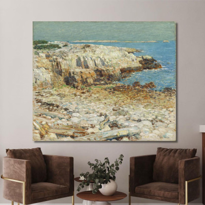 Un Promontorio A Nord-Est Childe Hassam chs1 quadro stampato su tela