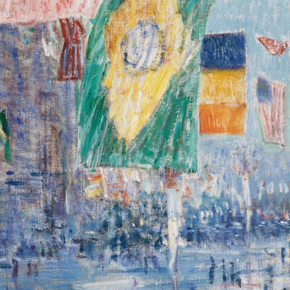 Viale Degli Alleati Brasile Belgio Childe Hassam chs6 quadro stampato su tela