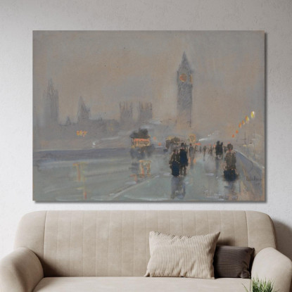 Grande Ben Childe Hassam chs9 quadro stampato su tela