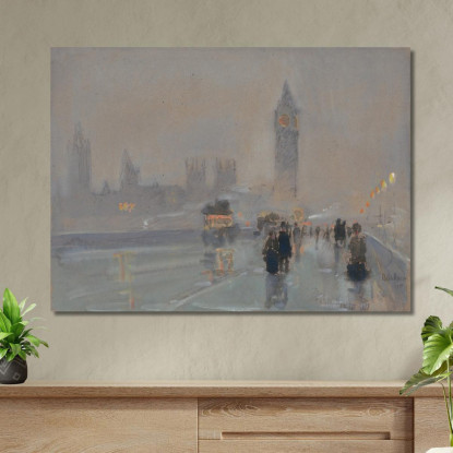 Grande Ben Childe Hassam chs9 quadro stampato su tela