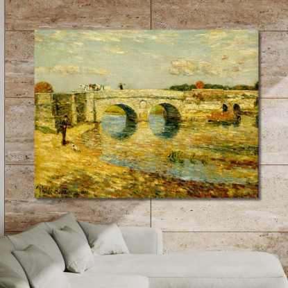 Ponte Sullo Stour Childe Hassam chs10 quadro stampato su tela