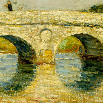 Ponte Sullo Stour Childe Hassam chs10 quadro stampato su tela