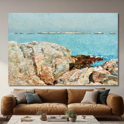 Isola Delle Anatre Childe Hassam chs15 quadro stampato su tela