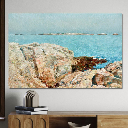 Isola Delle Anatre Childe Hassam chs15 quadro stampato su tela