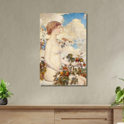 Pomona Childe Hassam chs51 quadro stampato su tela