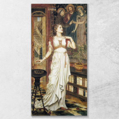 La Corona Della Gloria Evelyn De Morgan emg36 quadro stampato su tela
