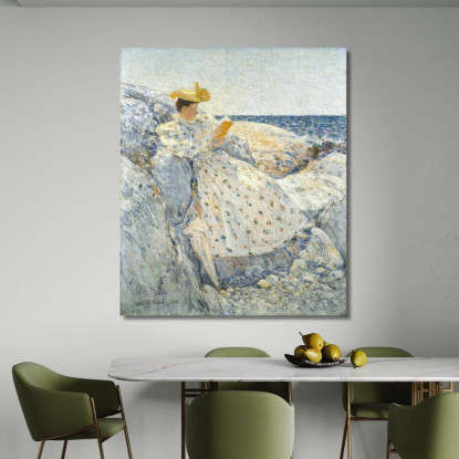 Luce Solare Estiva Isole Di Shoals Childe Hassam chs70 quadro stampato su tela