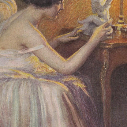 La Piccola Statua Delphin Enjolras dej35 quadro stampato su tela