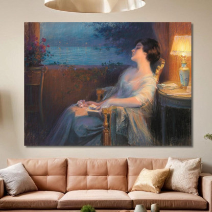 Il Mormorio Del Mare Delphin Enjolras dej36 quadro stampato su tela