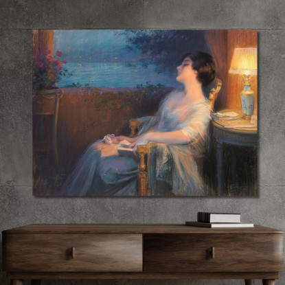 Il Mormorio Del Mare Delphin Enjolras dej36 quadro stampato su tela