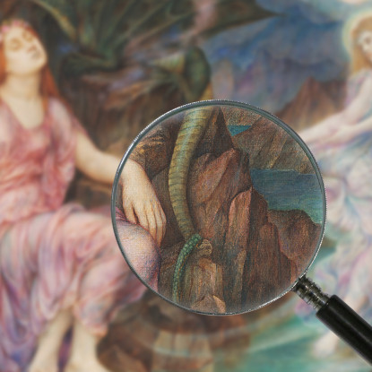 Il Passaggio Dell'Anima Alla Morte Evelyn De Morgan emg47 quadro stampato su tela