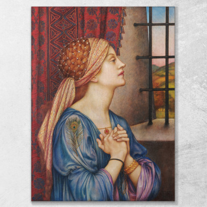 Il Prigioniero Evelyn De Morgan emg49 quadro stampato su tela