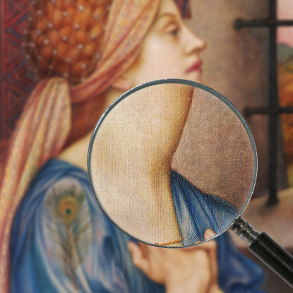 Il Prigioniero Evelyn De Morgan emg49 quadro stampato su tela