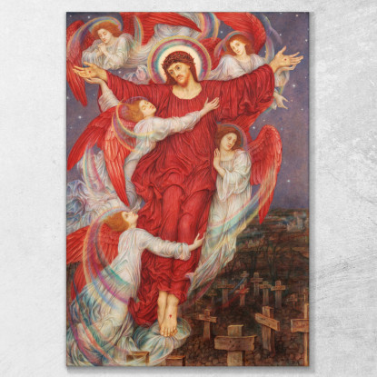 La Croce Rossa Evelyn De Morgan emg50 quadro stampato su tela