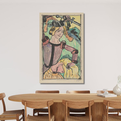 La Prende Per I Suoi Lunghi E Bellissimi Capelli La Moglie Infedele 2 Emile Bernard ebr19 quadro stampato su tela