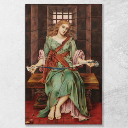 La Casa-Prigione Dell'Anima Evelyn De Morgan emg53 quadro stampato su tela