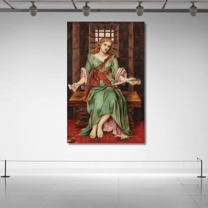 La Casa-Prigione Dell'Anima Evelyn De Morgan emg53 quadro stampato su tela