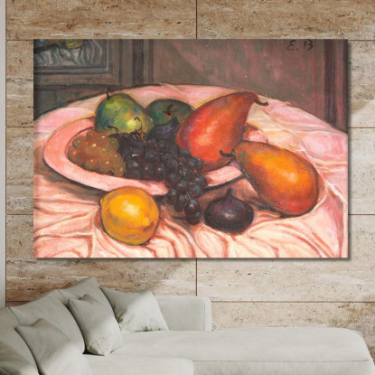 Natura Morta Con Frutta Emile Bernard ebr28 quadro stampato su tela