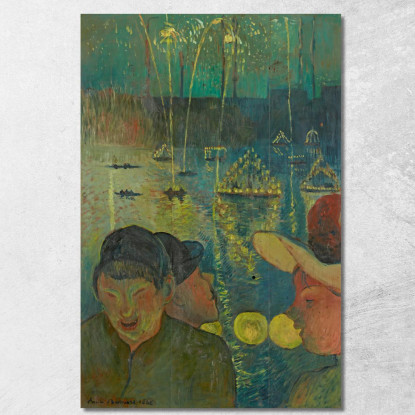 Festa Della Notte Emile Bernard ebr31 quadro stampato su tela