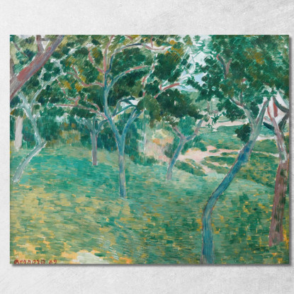 Un Angolo Di Bois D’Amour A Pont Aven Emile Bernard ebr49 quadro stampato su tela