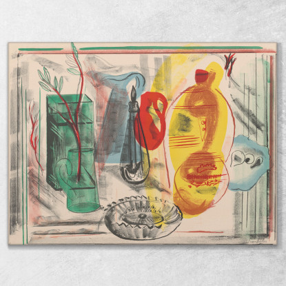 Disposizione Delle Brocche Frances Hodgkins fhd3 quadro stampato su tela